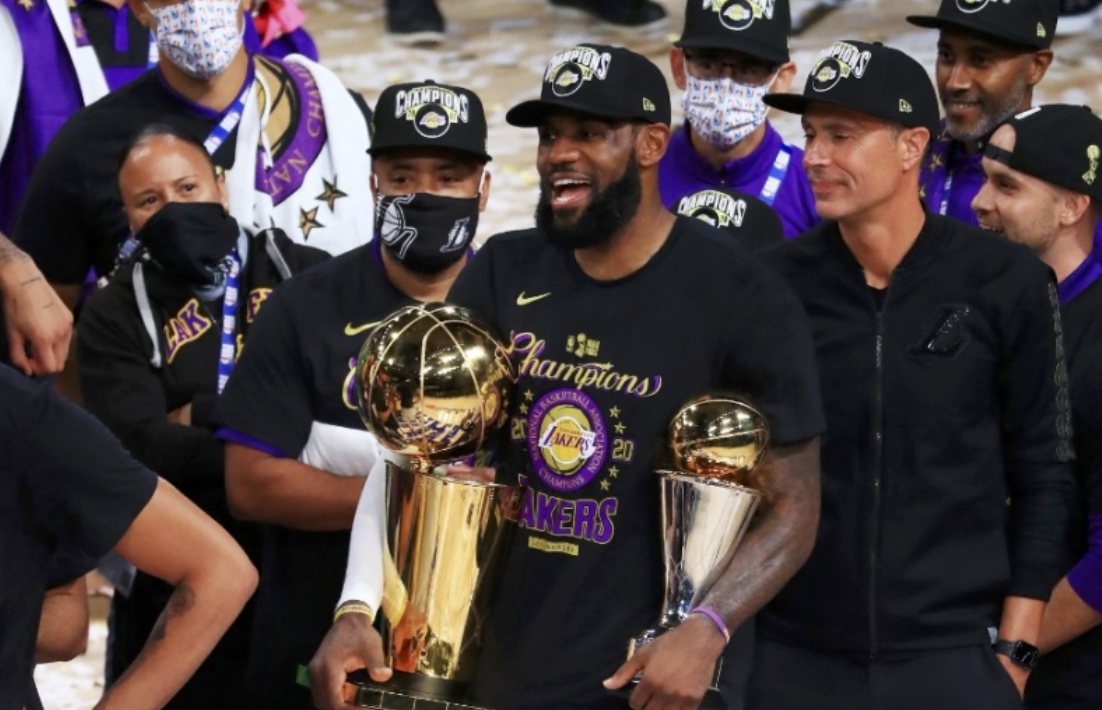 LeBron James won his fourth Finals MVP title after the NBA Final